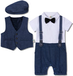 Baby Boy Suit One-piece Gentleman Suit - Cindi Book