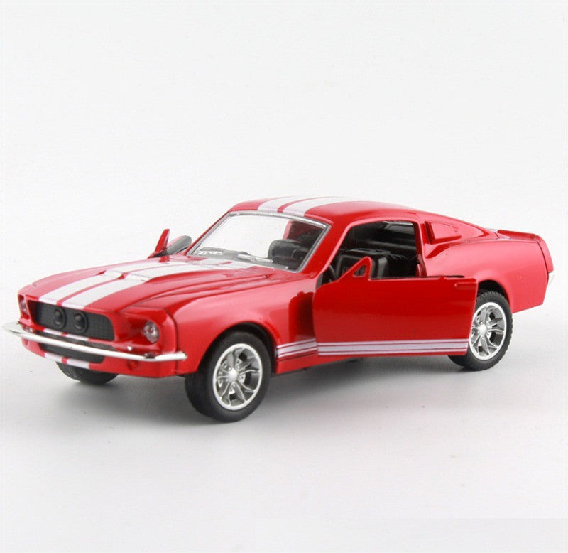 Mustang  Door Pull Back Alloy Car Alloy Toy Car Model - Cindi Book