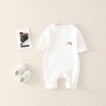 Fashionable And Simple Rainbow Baby Jumpsuit - Cindi Book