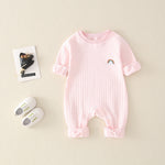 Fashionable And Simple Rainbow Baby Jumpsuit - Cindi Book