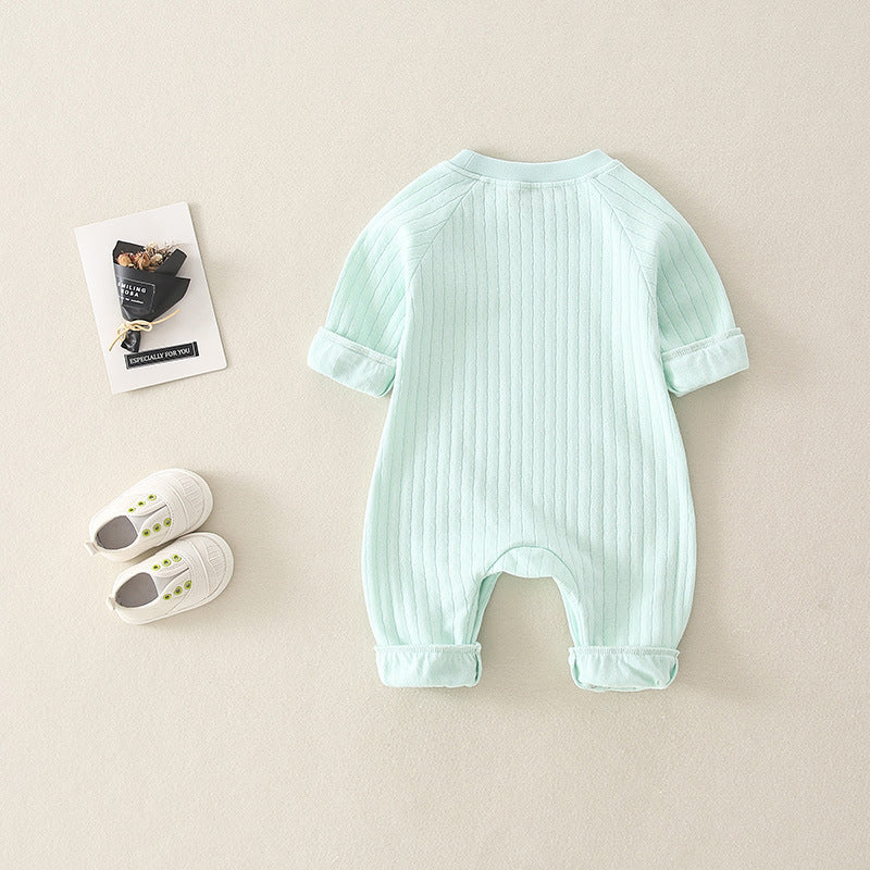 Fashionable And Simple Rainbow Baby Jumpsuit - Cindi Book