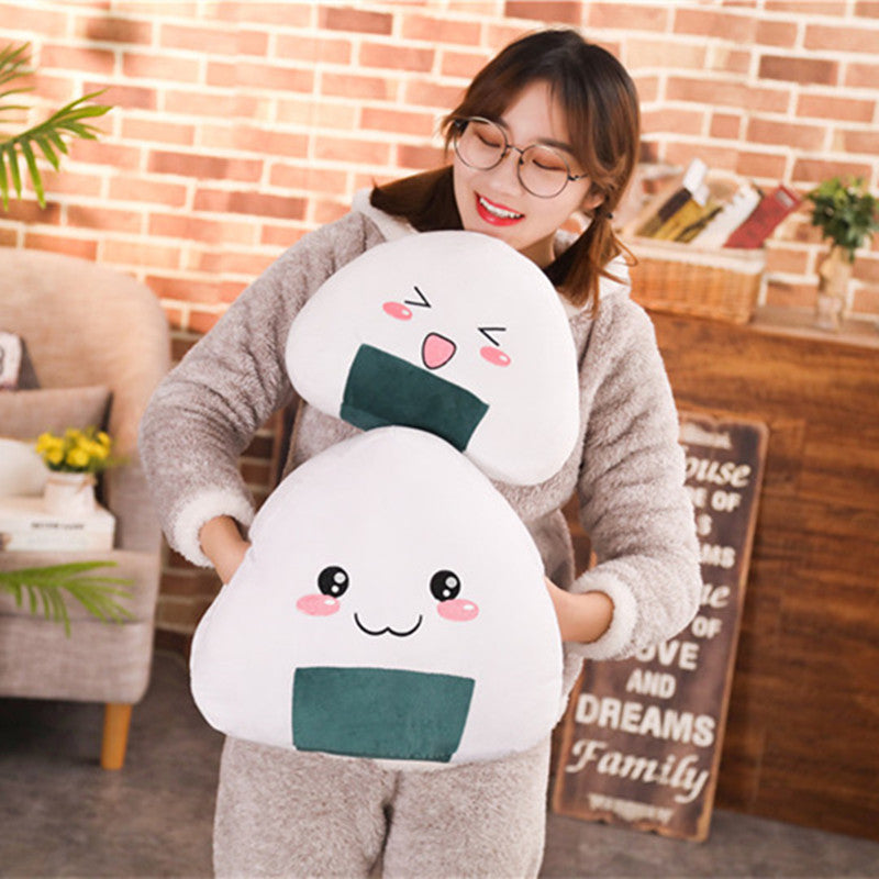 Cartoon Anime Rice Ball Plush Toy Plush Doll Large Sleeping Pillow Ragdoll Doll Children's Day Gift - Cindi Book