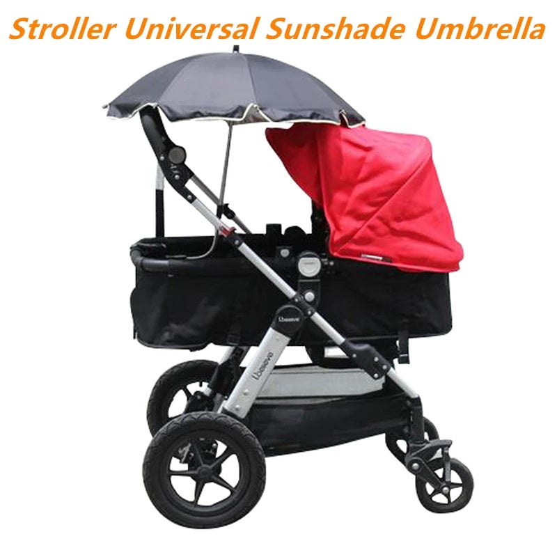 360 Degrees Pram Umbrellas Cart Accessories Adjustable Stroller Umbrella - Cindi Book
