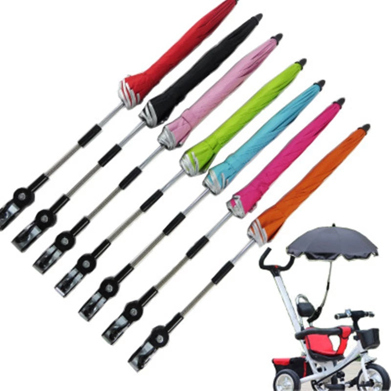 360 Degrees Pram Umbrellas Cart Accessories Adjustable Stroller Umbrella - Cindi Book