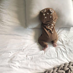 Baby Long-Sleeved Men's And Women's Baby Spring And Autumn Romper Romper Romper Jumpsuit - Cindi Book