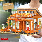 Blocks Bricks Old Fishing House Series Captain's Wharf Toys For Kids Christmas Gifts - Cindi Book