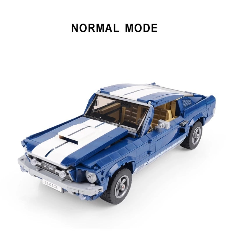 Ford Mustang GT Racing Assembled Building Block Toys of Technology Machinery Group - Cindi Book