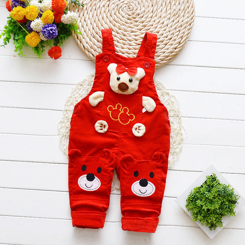 Children's Pants, Baby Children's Overalls, Jeans, Children's Clothing, Children's Pants, Boys And Girls' Cotton Trousers Cover - Cindi Book