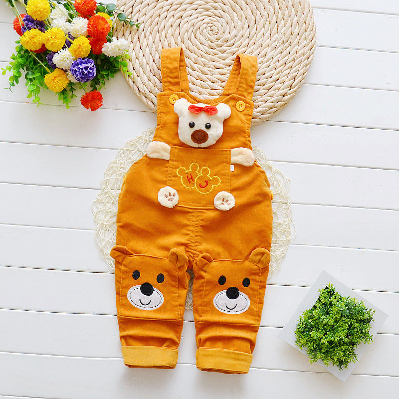Children's Pants, Baby Children's Overalls, Jeans, Children's Clothing, Children's Pants, Boys And Girls' Cotton Trousers Cover - Cindi Book