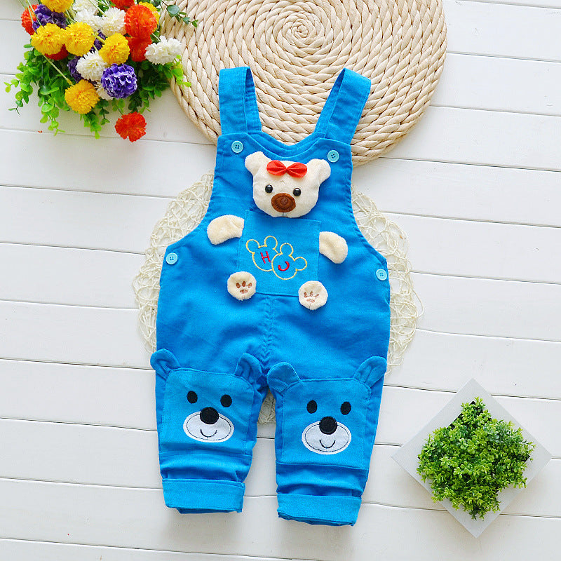 Children's Pants, Baby Children's Overalls, Jeans, Children's Clothing, Children's Pants, Boys And Girls' Cotton Trousers Cover - Cindi Book