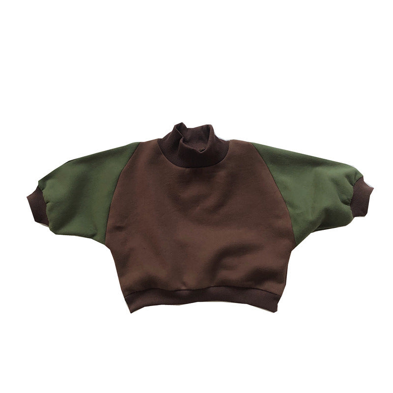 Fleece Pullover Baby Fleece Top Turtleneck Sweater - Cindi Book