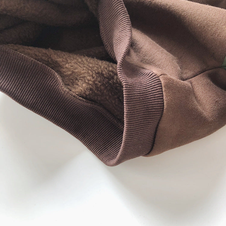 Fleece Pullover Baby Fleece Top Turtleneck Sweater - Cindi Book