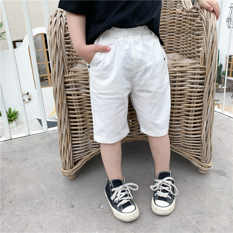 Boys Solid Color Casual Pants For Children - Cindi Book