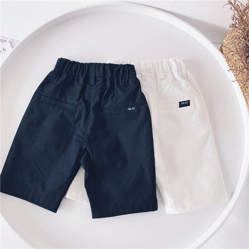 Boys Solid Color Casual Pants For Children - Cindi Book