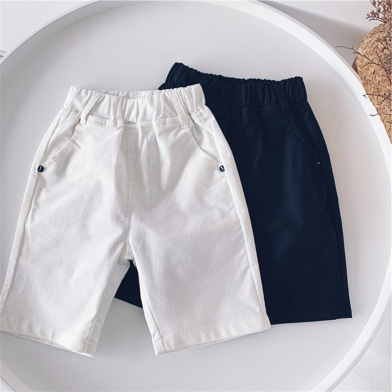 Boys Solid Color Casual Pants For Children - Cindi Book