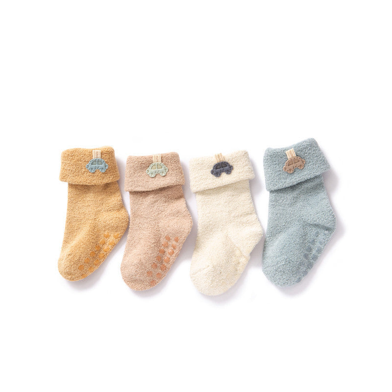 Baby socks Newborn Baby Socks And Velvet To Keep Warm - Cindi Book