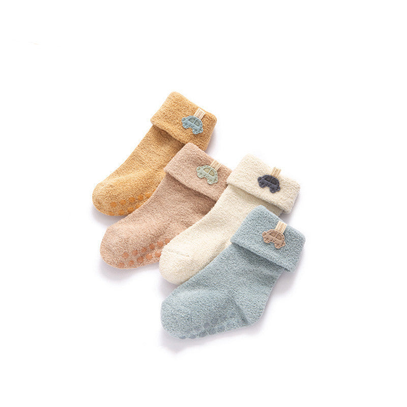 Baby socks Newborn Baby Socks And Velvet To Keep Warm - Cindi Book
