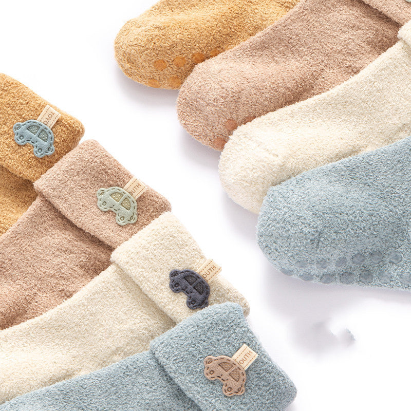 Baby socks Newborn Baby Socks And Velvet To Keep Warm - Cindi Book