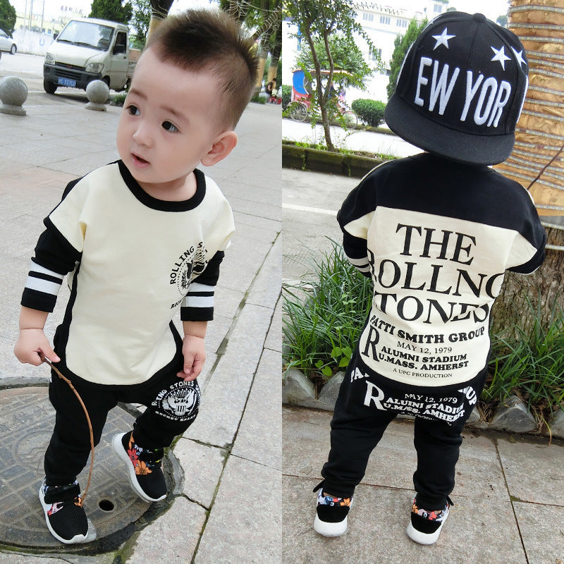 New Baby Boy Spring Suit Boys Spring Clothes Children's Clothes 1-2-3 Years Old Girls Spring Clothes - Cindi Book
