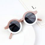 Children's Fashion Round Leopard Print Patchwork Shades - Cindi Book