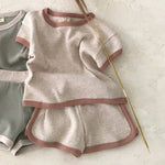 Infant and young children's clothing made of old casual sports short-sleeved suit - Cindi Book