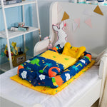 Crib Anti-pressure Newborn Foldable Portable Crib Middle Bed Baby Infant Mattress Bionic Travel Bed - Cindi Book