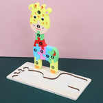 Children's Cartoon Number Animal Puzzle - Cindi Book