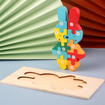 Children's Cartoon Number Animal Puzzle - Cindi Book