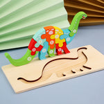 Children's Cartoon Number Animal Puzzle - Cindi Book