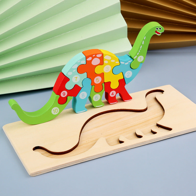 Children's Cartoon Number Animal Puzzle - Cindi Book