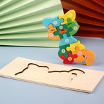 Children's Cartoon Number Animal Puzzle - Cindi Book