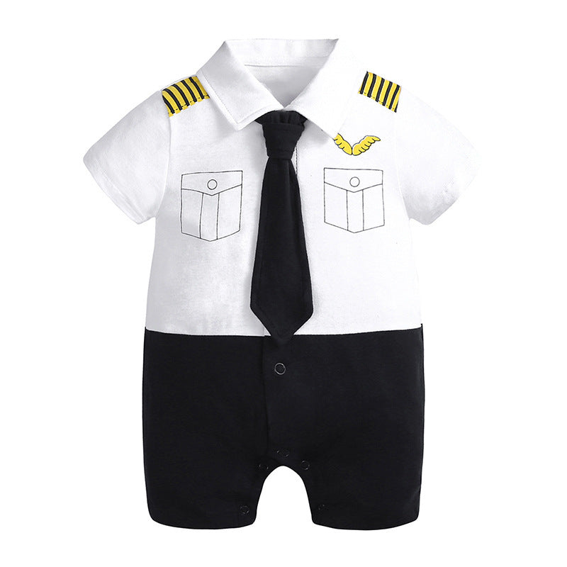 Baby Romper Gentleman Baby Jumpsuit - Cindi Book