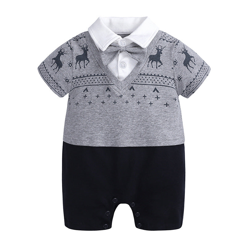 Baby Romper Gentleman Baby Jumpsuit - Cindi Book