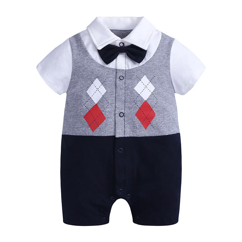 Baby Romper Gentleman Baby Jumpsuit - Cindi Book