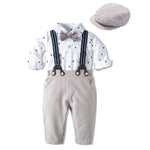Autumn New Long Sleeve Khaki Suit Infant Clothing Boys' Gentleman Children'S Clothing - Cindi Book