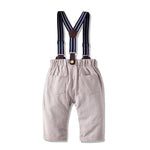 Autumn New Long Sleeve Khaki Suit Infant Clothing Boys' Gentleman Children'S Clothing - Cindi Book