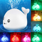New Baby Bathroom Bath Electric Induction Whale Spray Small Toy - Cindi Book