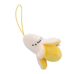 Plush Toy Peeled Banana Doll Mobile Phone Pendant Handmade Accessories Peeled Banana Expression Doll - Cindi Book