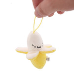 Plush Toy Peeled Banana Doll Mobile Phone Pendant Handmade Accessories Peeled Banana Expression Doll - Cindi Book