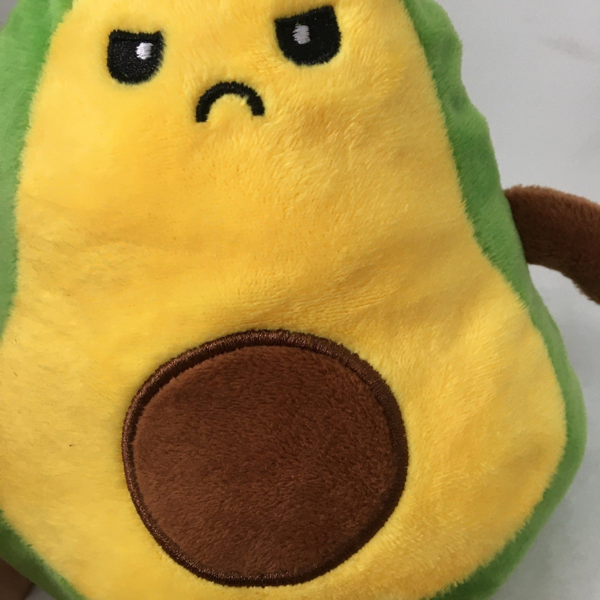 Flip Avocado Doll flip Double-sided Angry Happy Expression Avocado Plush Toy - Cindi Book