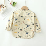 Children's waterproof anti-clothing bib baby eating bib super soft waterproof baby meal pocket anti-dirty feeding - Cindi Book