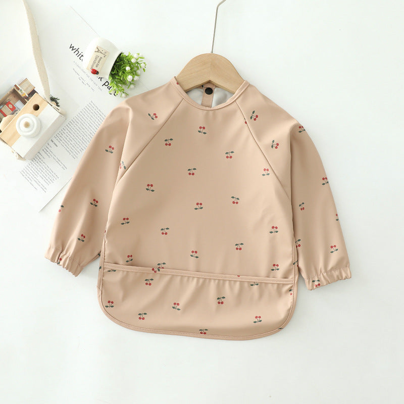 Children's waterproof anti-clothing bib baby eating bib super soft waterproof baby meal pocket anti-dirty feeding - Cindi Book