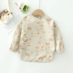 Children's waterproof anti-clothing bib baby eating bib super soft waterproof baby meal pocket anti-dirty feeding - Cindi Book