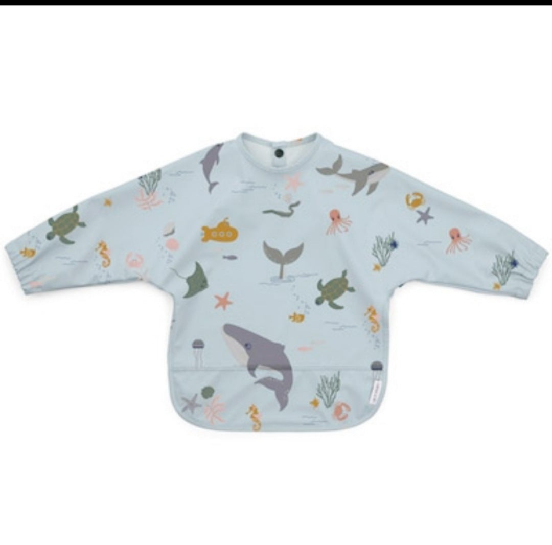 Children's waterproof anti-clothing bib baby eating bib super soft waterproof baby meal pocket anti-dirty feeding - Cindi Book