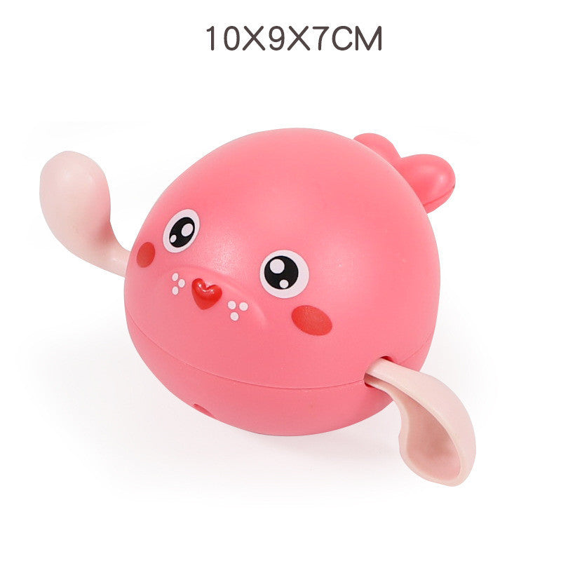 Baby Playing in Water Bath Toys
