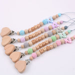 Baby products soothing beech wood mouth chain clip - Cindi Book