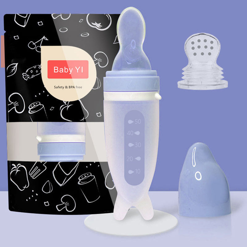 Newborn Dolphin Multi-Purpose Silicone Feeding Bottle - Cindi Book