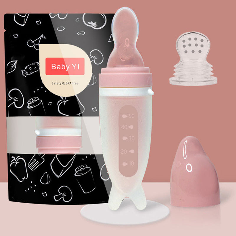 Newborn Dolphin Multi-Purpose Silicone Feeding Bottle - Cindi Book