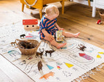 New Creative Children'S Canvas Tassel Game Mat - Cindi Book