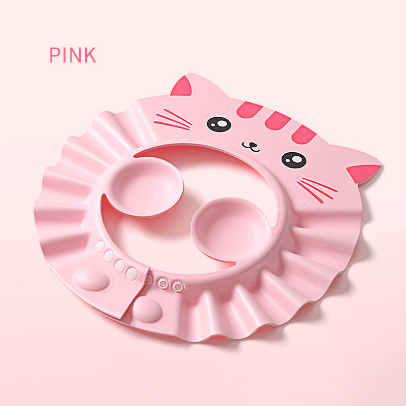 Baby Shampoo Baby Children Waterproof Ear Protection Men And Women Children Bathing Hair Shower Cap - Cindi Book